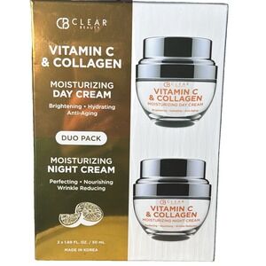 Clear Beauty Vitamin C & Collagen Moisturizing Day & Night Cream